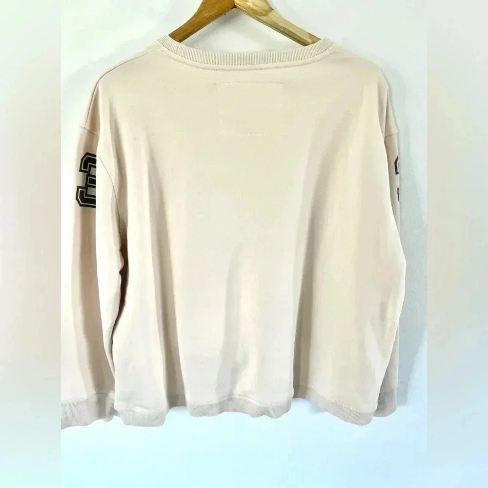 Hammill & Co Cream Rodeo Crewneck‎ Sweatshirt Size Medium, NWT